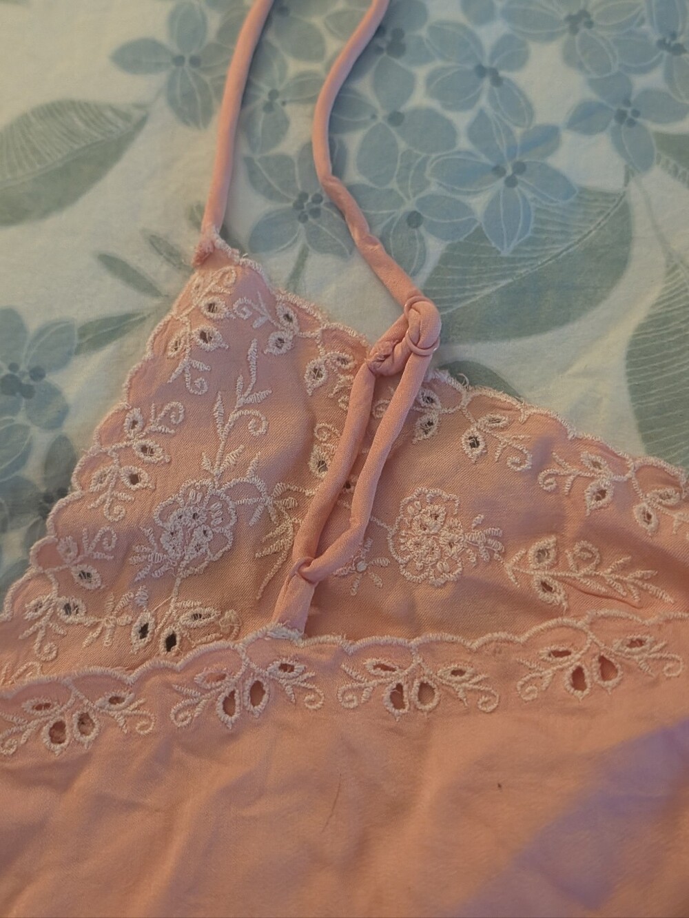 Free People NWOT Pieces Of You Cami sz LRG In Blossom Pink - Picture 11 of 14